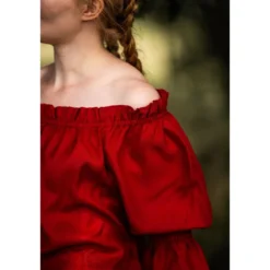 Mittelalter Bluse Emma rot