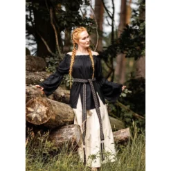 Mittelalter Bluse Emma schwarz
