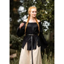 Mittelalter Bluse Emma schwarz