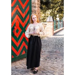 Mittelalter Bluse mit Spitze Bettina