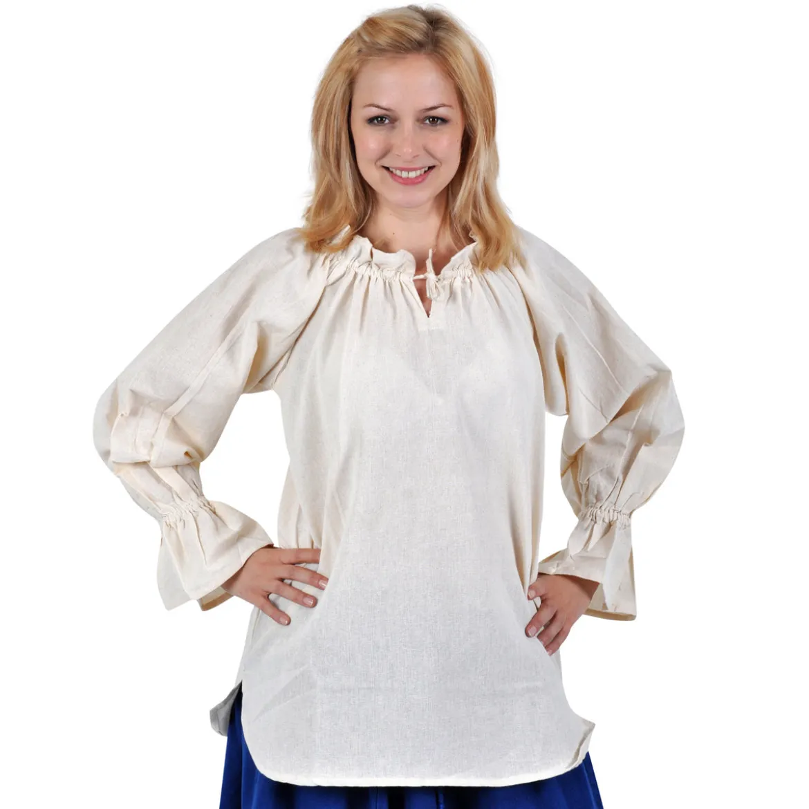 Mittelalter Bluse Morgan beige