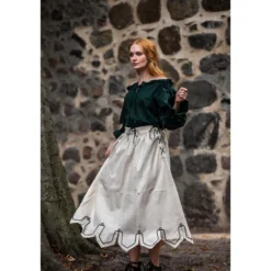 Mittelalter Bluse Morgan grün