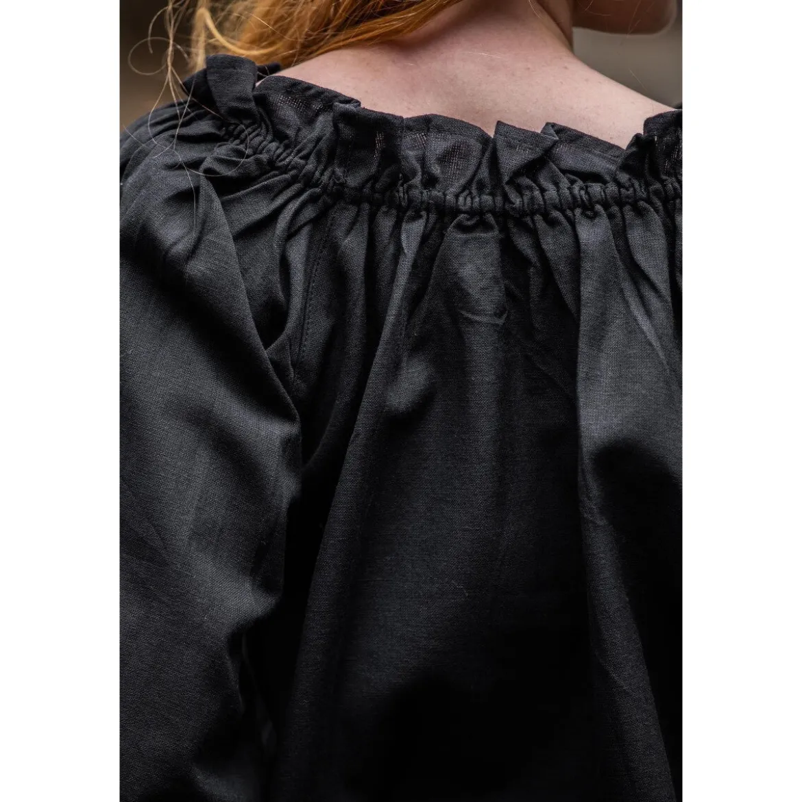 Mittelalter Bluse Morgan schwarz