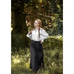 Mittelalter Bluse Morgan weiß