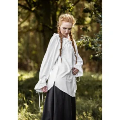 Mittelalter Bluse Morgan weiß