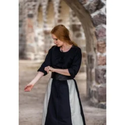 Mittelalter Bluse Tilda schwarz
