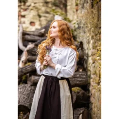 Mittelalter Bluse Tilda weiß