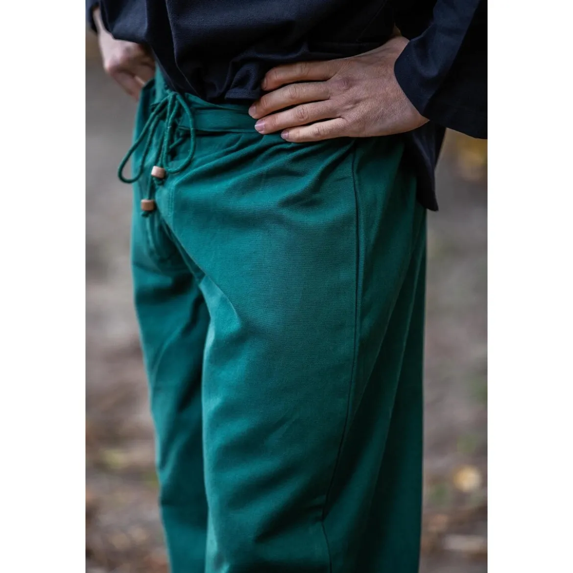 Mittelalter Bundhose Gerold grün