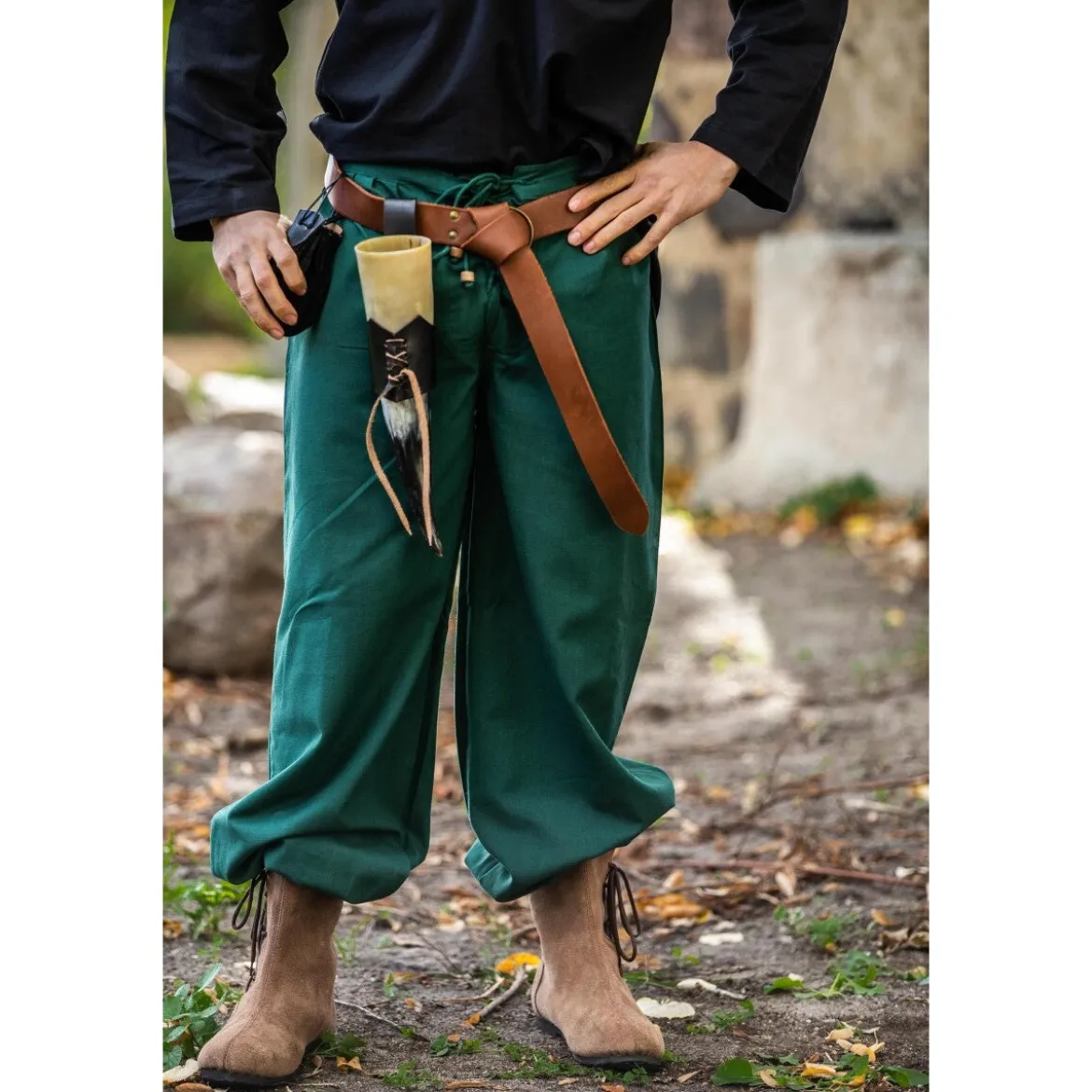 Mittelalter Bundhose Gerold grün