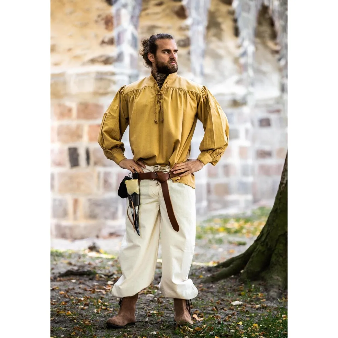 Mittelalter Bundhose Gerold beige