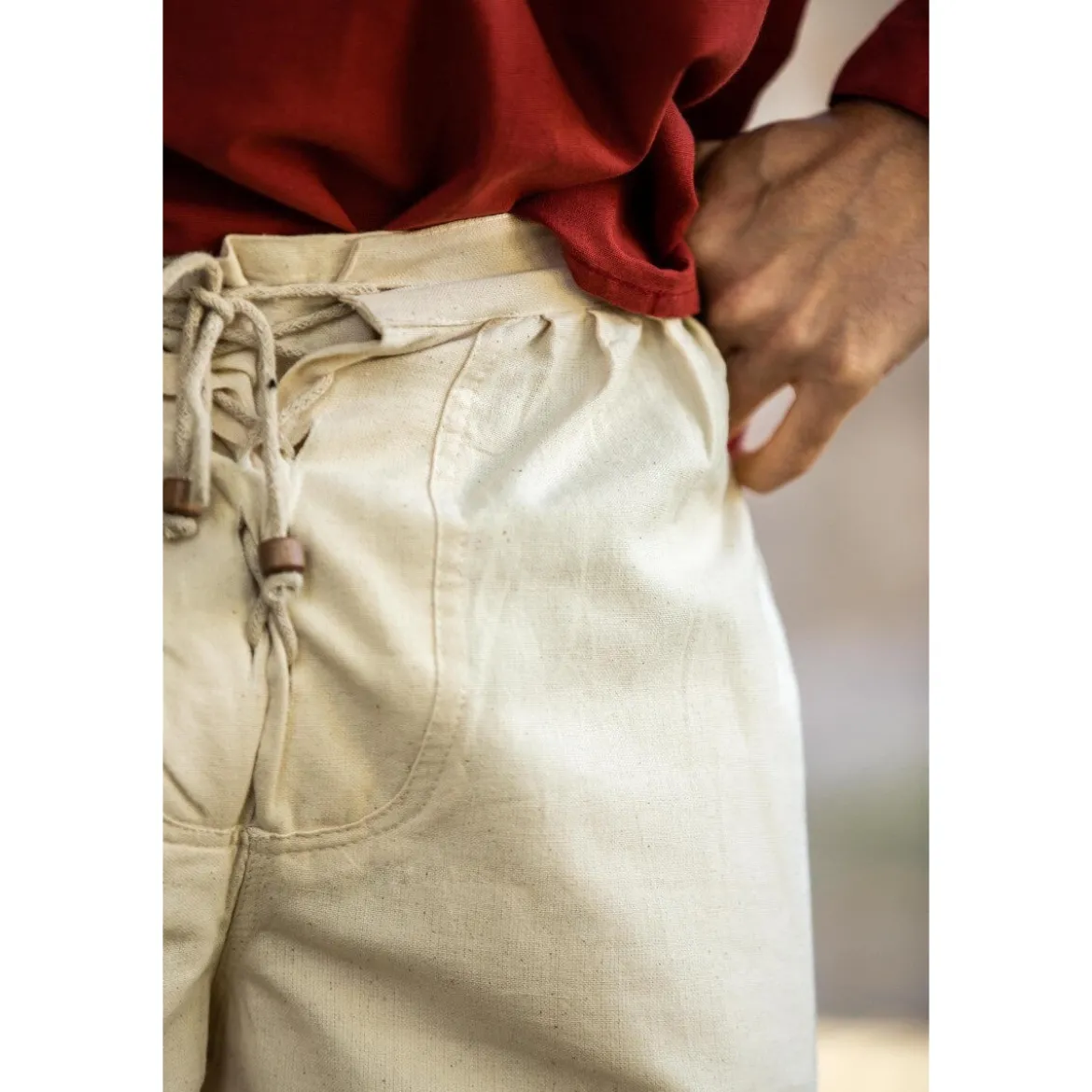 Mittelalter Bundhose Gerold beige