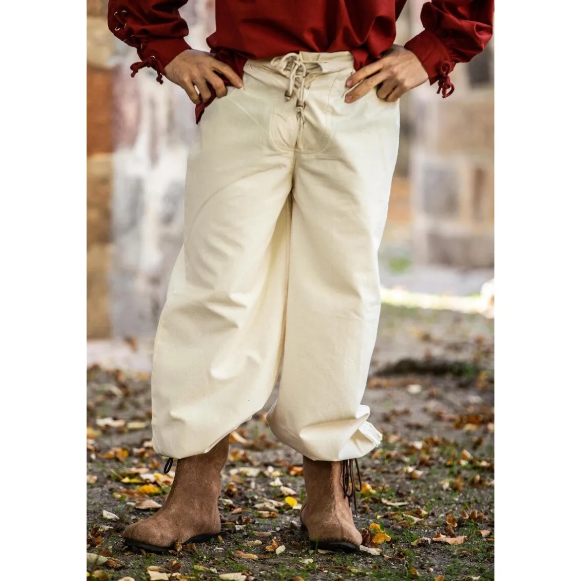 Mittelalter Bundhose Gerold beige