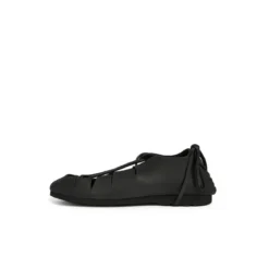Mittelalter Bundschuhe aus Nubukleder schwarz