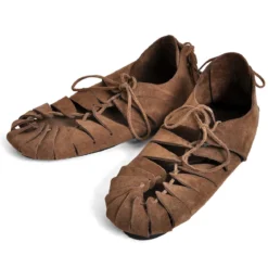 Mittelalter Bundschuhe braun