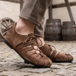 Mittelalter Bundschuhe braun