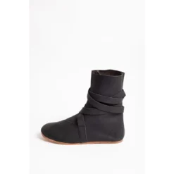 Mittelalter Haithabu Stiefel mit Ledersohle Sjur schwarz