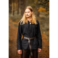 Mittelalter Hemd Otto schwarz