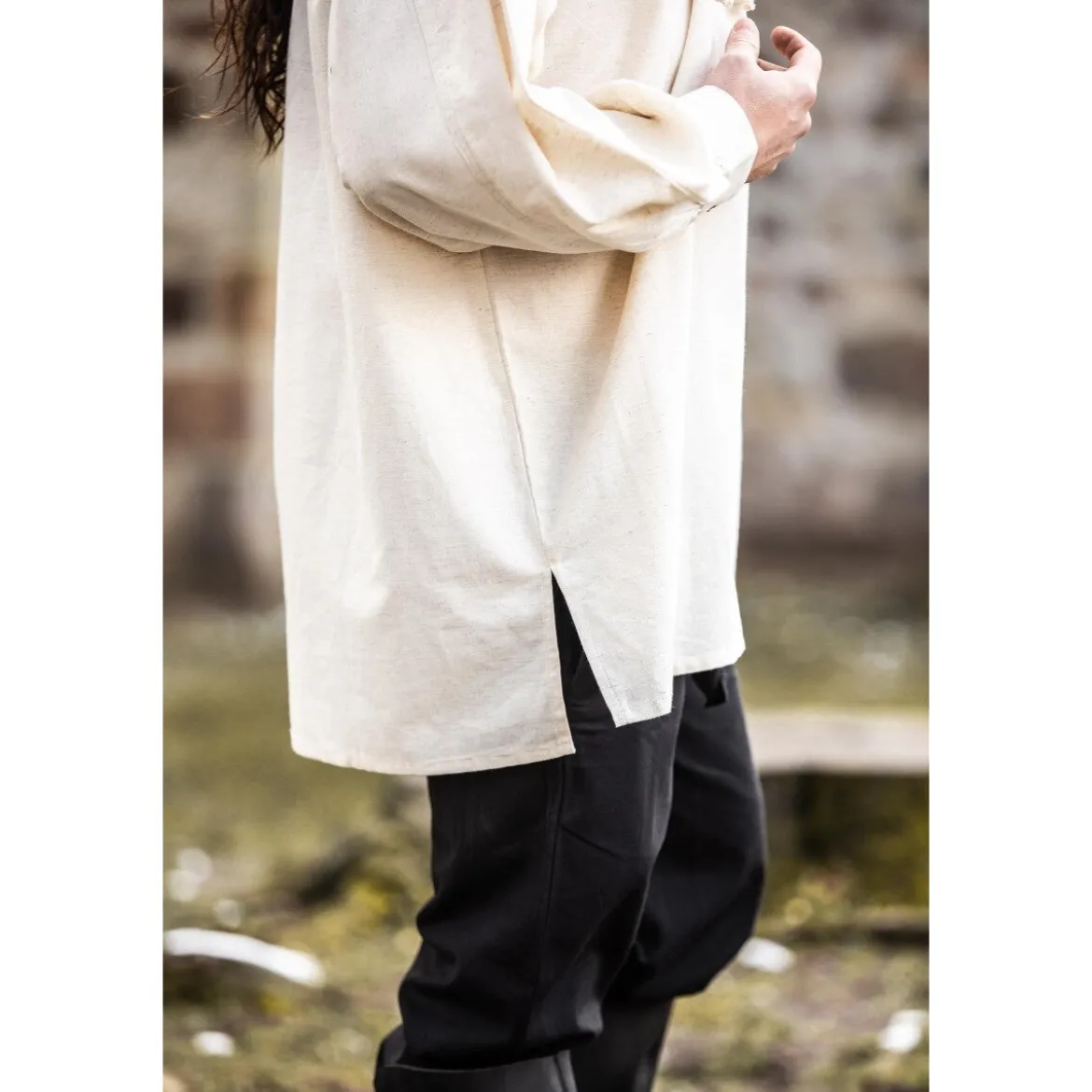 Mittelalter Hemd Ulrich beige