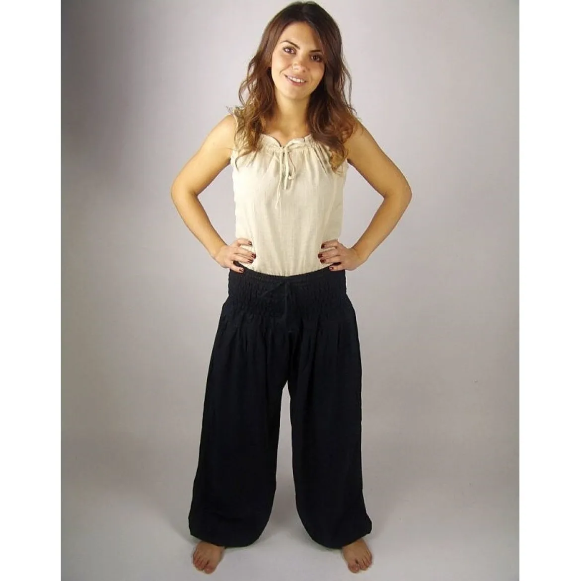 Mittelalter Hose Cleo schwarz
