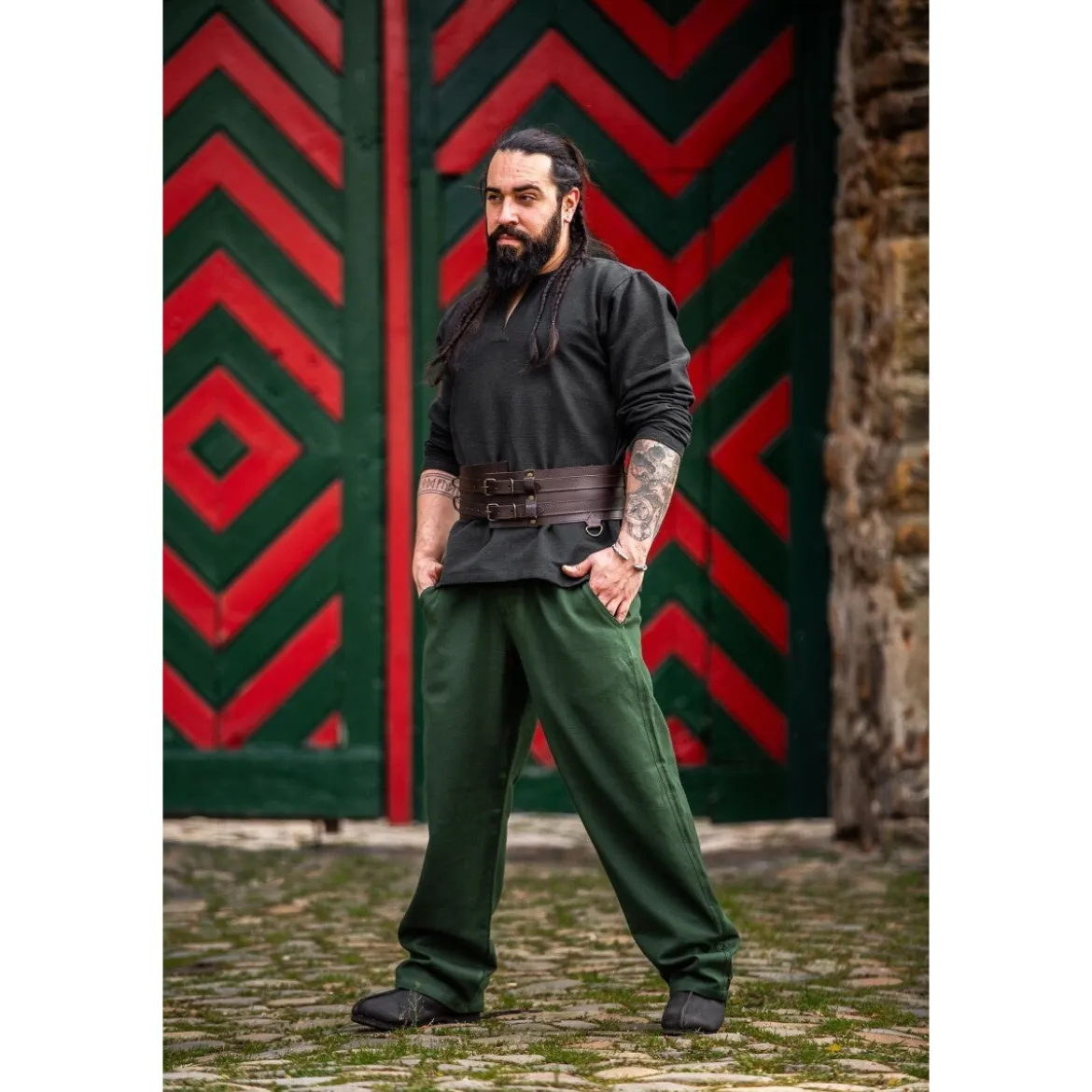 Mittelalter Hose Dirk grün
