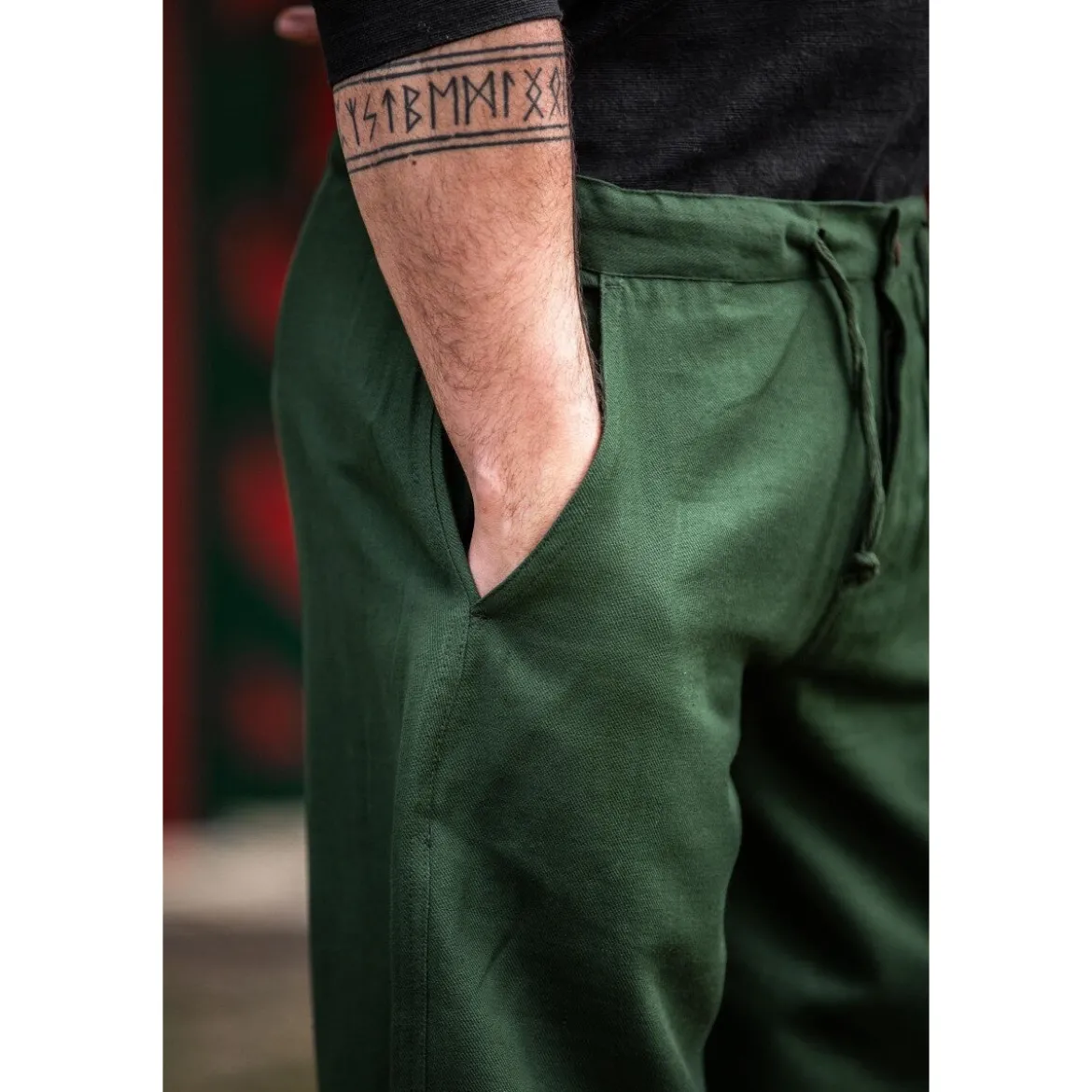 Mittelalter Hose Dirk grün