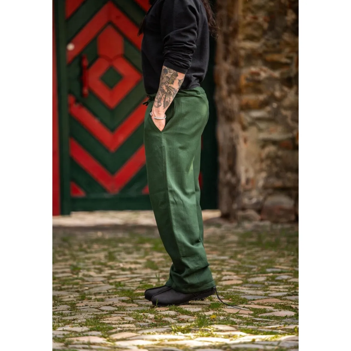 Mittelalter Hose Dirk grün