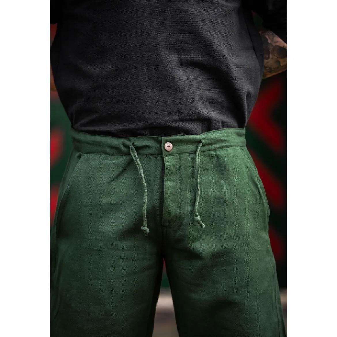 Mittelalter Hose Dirk grün