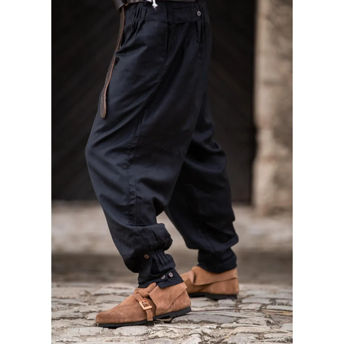 Mittelalter Hose Eckart schwarz