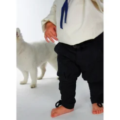 Mittelalter Hose Jecklein mit Beinschnürung schwarz