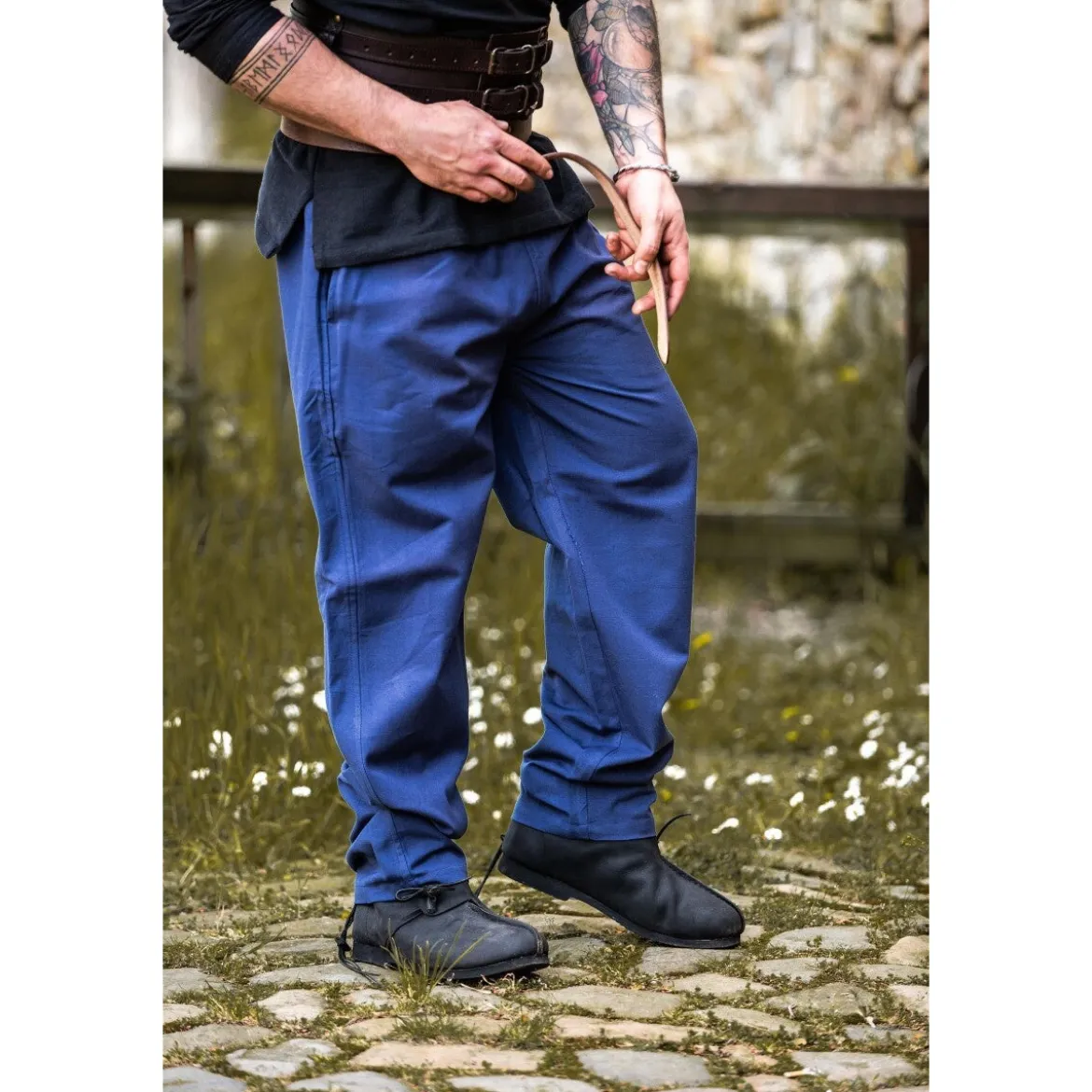Mittelalter Hose Veit blau