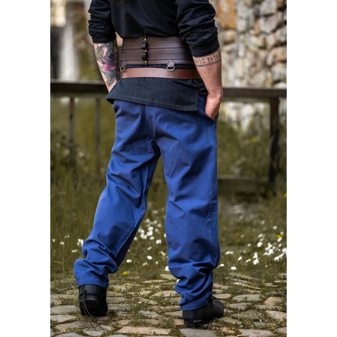 Mittelalter Hose Veit blau