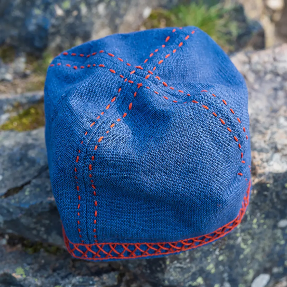 Mittelalter Kappe Anders blau