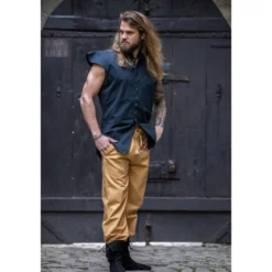 Mittelalter Klassischer Wams Charles blau