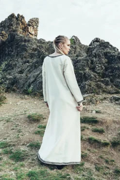 Mittelalter Kleid Brigida beige