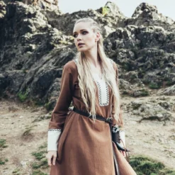 Mittelalter Kleid Freya sand