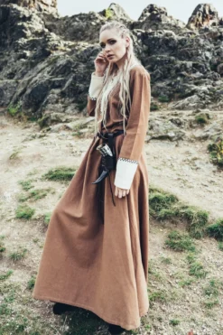 Mittelalter Kleid Freya sand