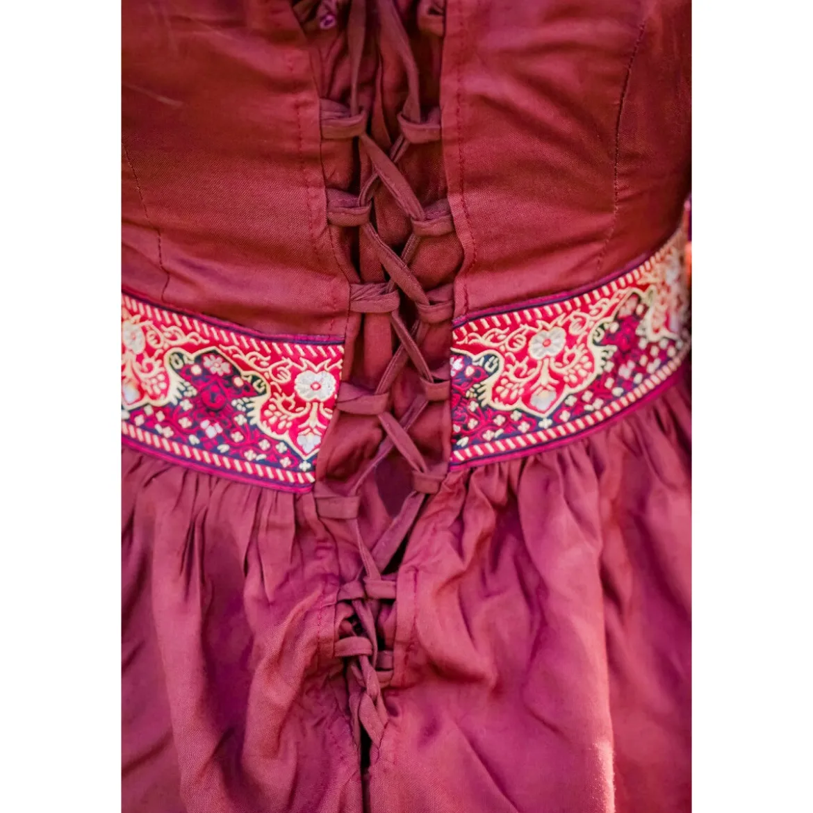 Mittelalter Kleid Katharina rot