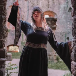 Mittelalter Kleid Katharina schwarz