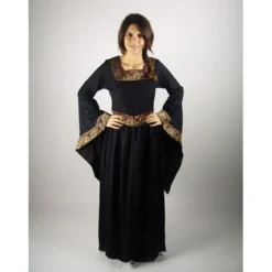 Mittelalter Kleid Katharina schwarz