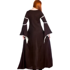 Mittelalter Kleid Katherina braun-natur