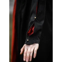 Mittelalter Kleid Medusa schwarz-rot