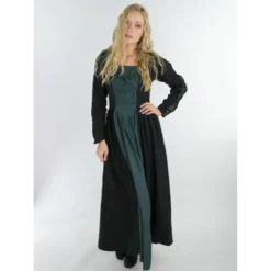 Mittelalter Kleid Medusa schwarz-blau