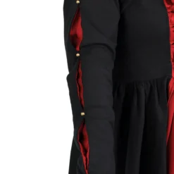 Mittelalter Kleid Orianne schwarz-rot