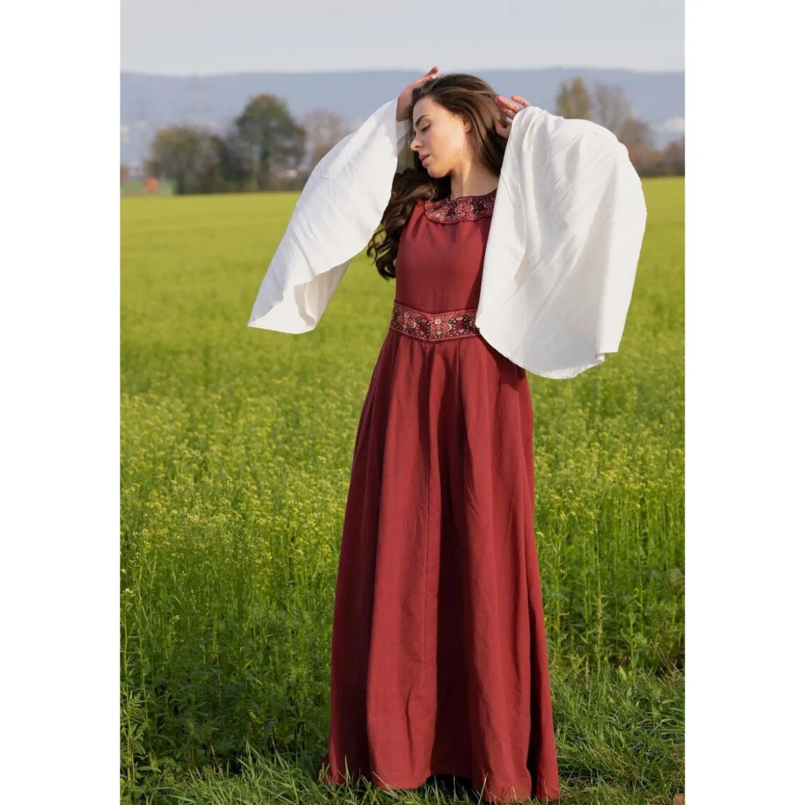 Mittelalter Kleid Yala rot