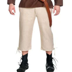 Mittelalter Kniebundhose Veli beige