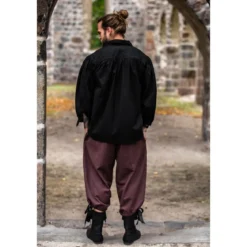 Mittelalter Kniebundhose Vincent dunkelbraun