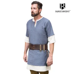 Mittelalter Kurzarmtunika Aegir grau