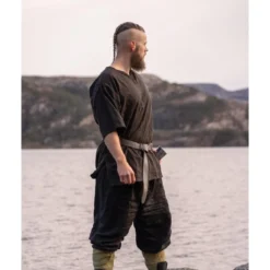 Mittelalter Kurzarm Tunika Olaf braun