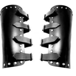 Mittelalter Lederarmschiene Mar schwarz