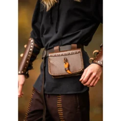 Mittelalter Leder Gürteltasche Volmar